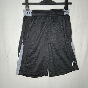 Head Men's Stretchy Shorts With Side Pockets Black And Gray Size Small